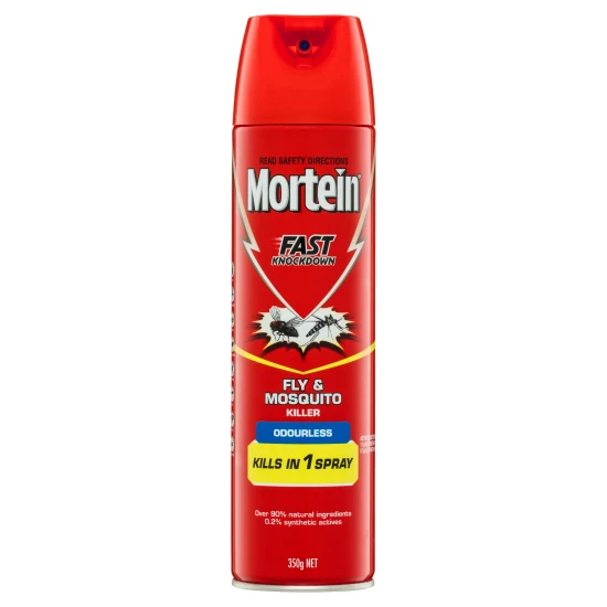 Mortein Fast Knockdown Fly and Mosquito Killer Spray Odourless