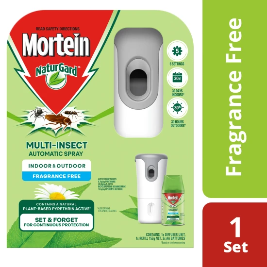 Mortein Naturgard Multi Insect Automatic Spray Fragrance Free