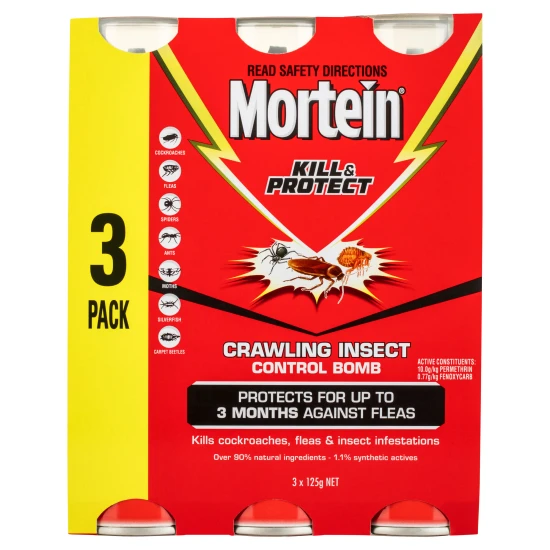 Mortein Kill and Protect Crawling Insect Control Bomb
